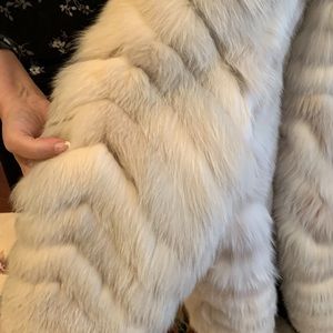 Fox fur coat